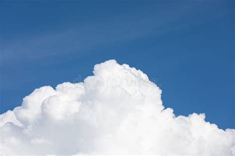 Fluffy Cloud Edge And Blue Sky Stock Image Image Of Cumulus Storm