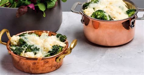 Recette de gratin de chou - fleur et de brocoli