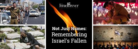 Not Just Names Remembering Israels Fallen The Israel Forever Foundation