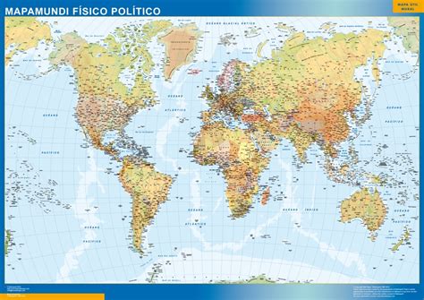 Donde Puedo Comprar Un Mapamundi Fisico Politico Mapas Murales De Pared