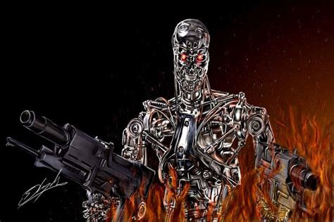 Artstation T 800 Terminator Endoskeleton
