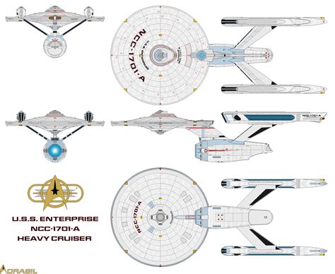 Uss Enterprise Ncc 1701 A By Adrasil On Deviantart