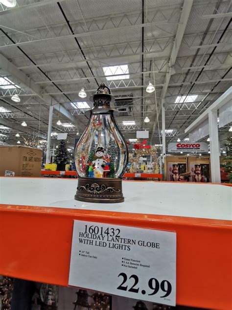 Costco 1601432 Holiday Lantern Globe With Led Lights Costcochaser