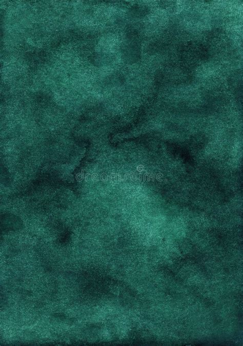 Watercolor Deep Sea Green Background Texture Aquarelle Abstract