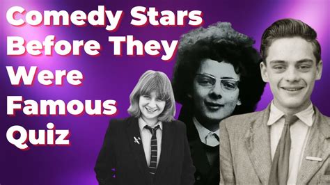 comedy stars before they were famous quiz youtube
