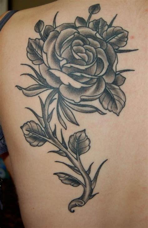 1990tattoos Beautiful Rose Flower Tattoos