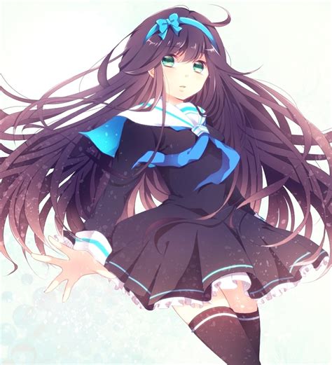 Long Hair Girl Art Beautiful Pictures Anime