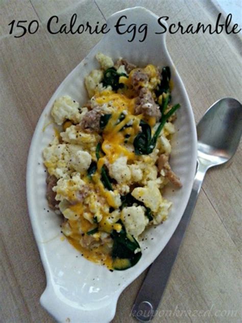 We will also tell you how many calories are in an egg white and in egg yolk, as it is not uncommon for these parts of the egg to be separated before consumption. 150 Calorie Egg Scramble | Recipe | Southern recipes, Food recipes, Clean eating recipes