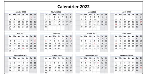 Planning Semaine 2022 Calendrier 2022 A Imprimer Pdf Et Excel Aria Art