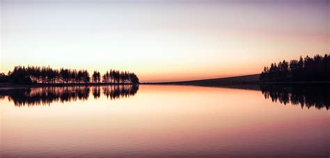 1920x1080 Resolution Silhouette Of Body Of Water Surrounded By Trees