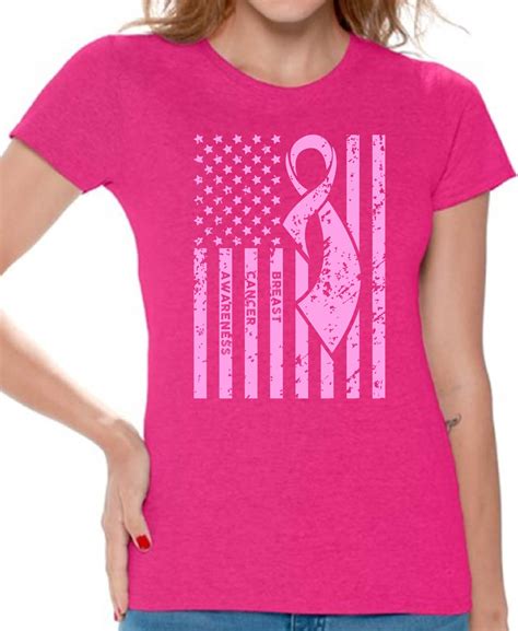 breast cancer awareness shirts breast cancer shirts for women pink ribbon cancer tshirts