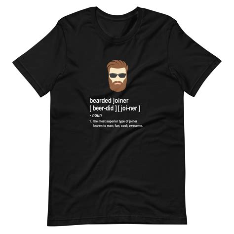 Buy Joiner Gift for Men With a Brown Beard Shirt shipped From UK, USA