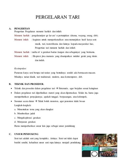 Makalah Tentang Seni Tari Lengkap Budaya Nusantara Budaya Nusantara - Riset