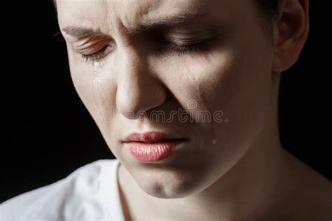 Sad Woman Crying Stock Photo Image Of Girls Loneliness