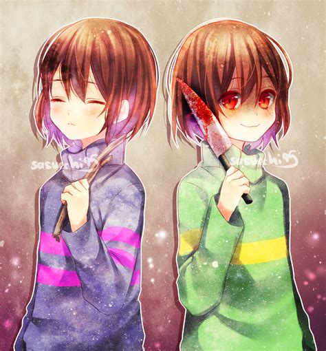 Frisk And Chara By Sasucchi95 On Deviantart