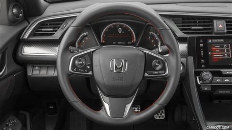 2017 Honda Civic Si Sedan Interior Steering Wheel Caricos