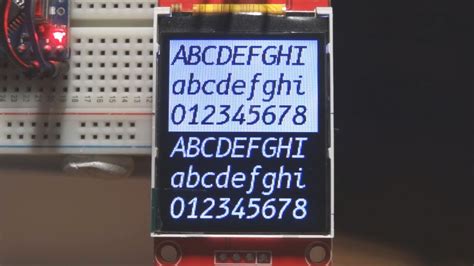 Antialiased Rre Fonts For Arduino And Tft Displays Youtube