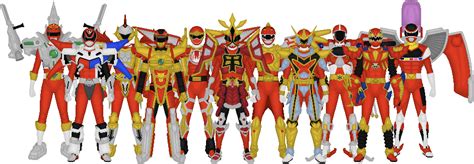 All Red Ranger Battlizers By Taiko554 On Deviantart