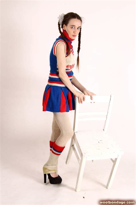 Wool Bondage Babette Cheerleader 2