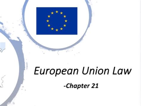European Union Law Eu Law Presentation Lesson Teaching Resources