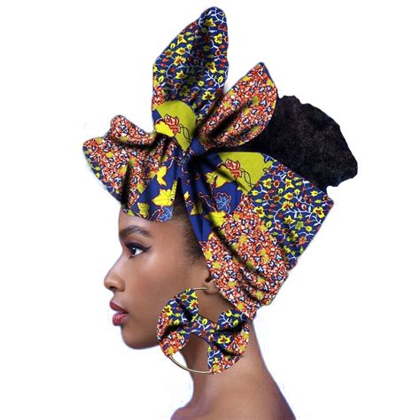 African Scarf Wax Print Head Wraps Women Turban Nigerian Headtie Fashion Sy373 Africa Clothing