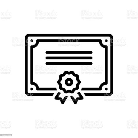 Accreditation Certificate Stock Illustration Download Image Now