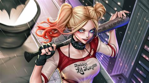 Art Of Harley Quinns HD Superheroes 4k Wallpapers Images