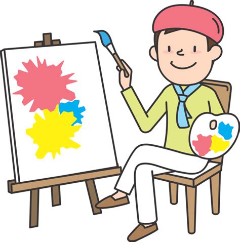 Easelplaying With Kidsartwork Job Of Painter For Kids Clipart