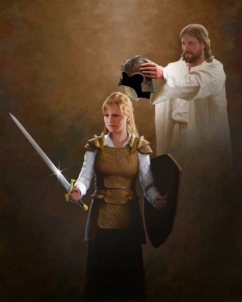 Put On The Armor Of God Female Armor Of God Christian Warrior