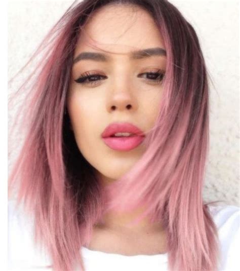 Directions Pastel Pink Hair Colar And Cut Style