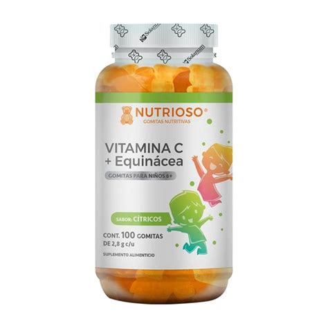 Suplemento Alimenticio Nutrioso Vitamina C Equinácea Sabor Cítricos