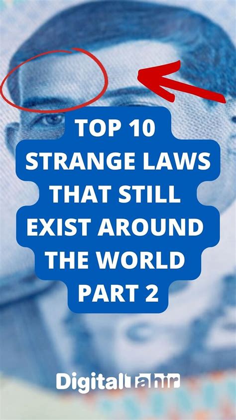 Top Strange Laws That Still Exist Around The World Part