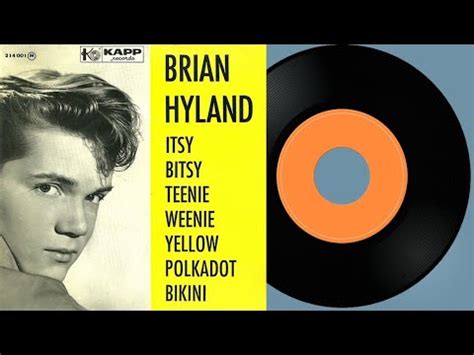 Brian Hyland Itsy Bitsy Teenie Weenie Yellow Polka Dot Bikini Hq Vinyl Rip Youtube