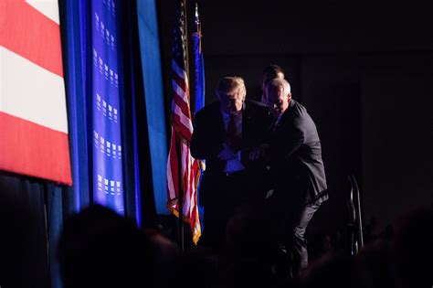 Donald Trump Rushed Offstage By Secret Service Agents The New York Times