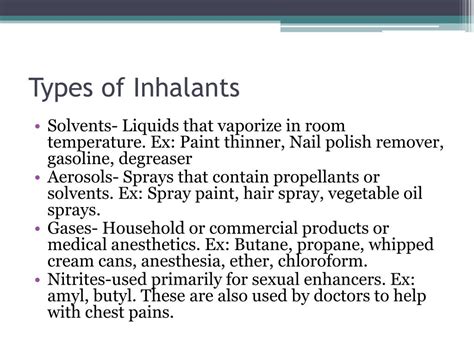 Ppt Usage Of Inhalants Powerpoint Presentation Free Download Id
