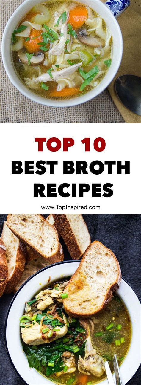 How can i get coupons? TOP 10 Best Broth Recipes | Best broth recipe, Broth ...