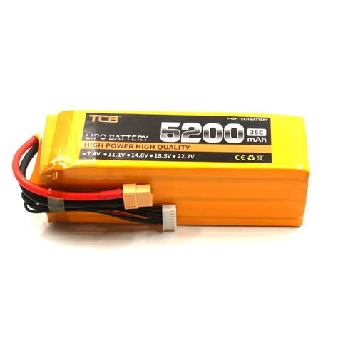Tcb Rc Lipo Battery 222v 5200mah 35c 6s Rc Li Poly Battery For Rc