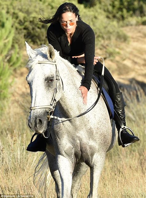 Zac Efron And Michelle Rodriguez Enjoy Horse Ride In