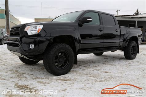 She is factory tuned by trd with the following suspension overhaul at the tx factory: 2013 Toyota Tacoma TRD Sport Supercharged Double Cab Long Bed 4×4 - Envision Auto