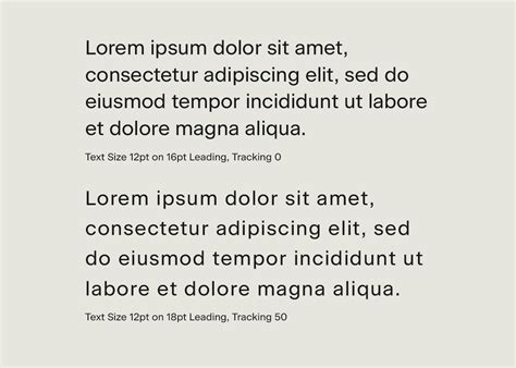 Leading Line Spacing And Tracking In Typography Leysa Flores Design