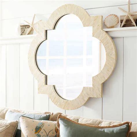Ivory Mother Of Pearl Quatrefoil Mirror Pier 1 20 For 129 35