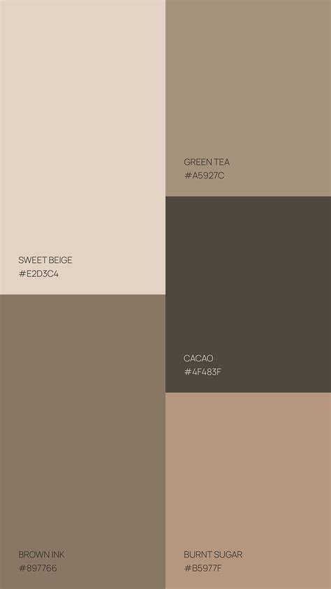 Beige Color Palette Brown Color Schemes Color Palate House Color