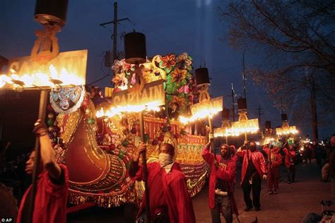 New Orleans Lets The Good Times Roll As Elaborate Costumes Floats