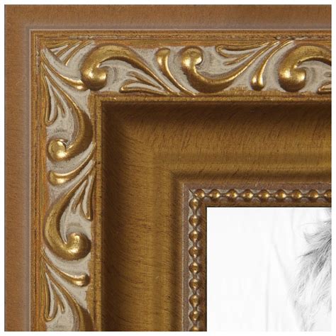 Arttoframes X Inch Gold Picture Frame This Gold Wood Poster Frame