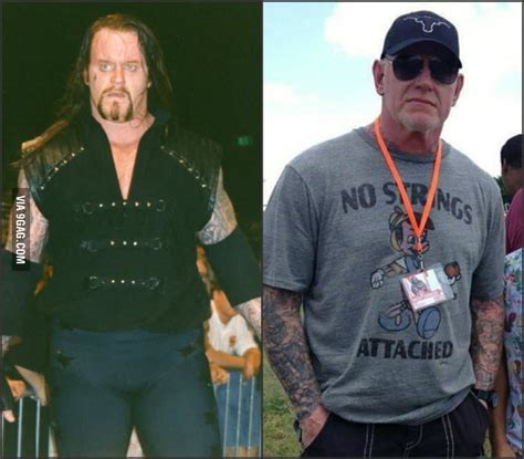 The Undertaker Now And Then Gag
