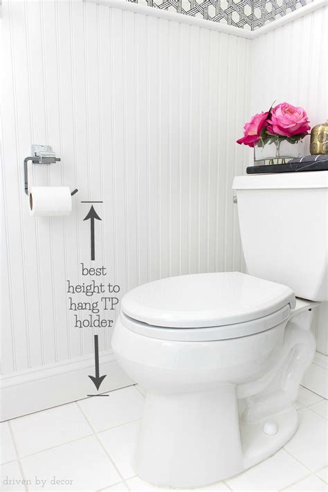 Must-Have Bathroom Measurements (Towel Bar Height, Toilet Paper Holder