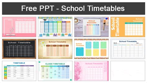 Beyond that, it's also got . Free School Plan Timetable Powerpoint Template - DesignHooks