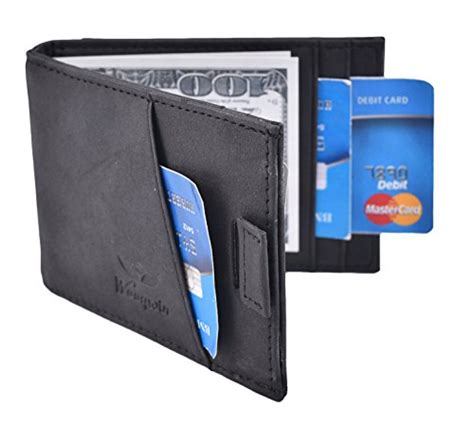 That allows these wallets to be rather slim while still. Woogwin RFID Blocking Bifold Slim Wallet Men Leather Thin Minimalist Money Clip - Swish Wallets
