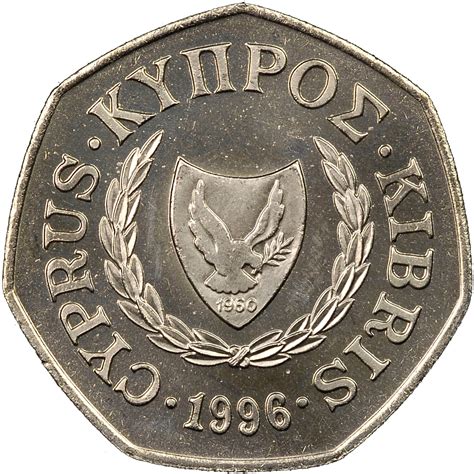 Cyprus 50 Cents Km 66 Prices And Values Ngc
