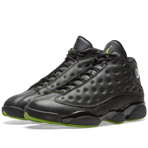 Nike Air Jordan 13 Retro Og Black And Altitude Green End